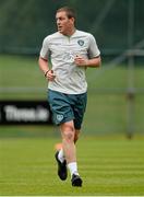 31 May 2013; Republic of Ireland's Richard Dunne in action during squad training ahead of their Three International Friendly against Georgia on Sunday. Republic of Ireland Squad Training, Gannon Park, Malahide, Co. Dublin. Picture credit: David Maher / SPORTSFILE