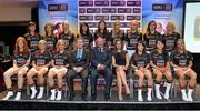 30 May 2013; The TESCO HomeGrown NFL Division 2 Team of the League 2013, back row, from left, Emer Flaherty, Galway, Sinead Burke, Galway, Annette Clarke, Galway, Aislinn Desmond, Kerry, Laura Walsh, Westmeath, Johanna Maher, Westmeath, Emma O'Driscoll, Clare, Louise Galvin, Kerry, and Bernie Breen, Kerry. Front row, from left, Louise Ni Mhuircheartaigh, Kerry, Edel Campbell, Fermanagh, Edel Concannon, Galway, Eoin Brannigan, Sports Editor, Irish Daily Star, Pat Quill, President of the Ladies Football Association, Lynn Moynihan, Local Marketing Manager, TESCO Ireland, Sarah Houlihan, Kerry, Sinead Greene, Cavan, and Aisling Savage, Kildare. 2013 TESCO HomeGrown Ladies National Football Team of the League Presentations. Croke Park, Dublin. Picture credit: Barry Cregg / SPORTSFILE