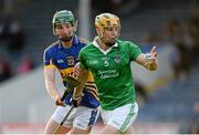 31 May 2013; Dan Morrissey, Limerick, in action against Conor Kenny, Tipperary. Bord Gais Energy Munster GAA Under 21 Hurling Championship, Quarter-Final, Tipperary v Limerick, Semple Stadium, Thurles, Co. Tipperary. Picture credit: Matt Browne / SPORTSFILE