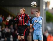 31 May 2013; Shane Grimes, Drogheda United, in action against Andy Mulligan, Bohemians. FAI Ford Cup, Second Round, Bohemians v Drogheda United, Dalymount Park, Dublin. Picture credit: Brian Lawless / SPORTSFILE