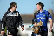3 June 2013; Tipperary's Conor O'Mahony, left, and Padraic Maher arrive for squad training ahead of their Munster GAA Hurling Senior Championship Semi-Final against Limerick on Sunday. Tipperary Hurling Squad Training, Dr. Morris Park, Thurles, Co. Tipperary. Picture credit: Diarmuid Greene / SPORTSFILE