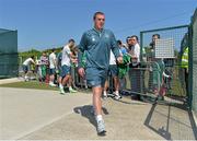 4 June 2013; Republic of Ireland's Richard Dunne after he sat out squad training ahead of their 2014 FIFA World Cup qualifier against Faroe Islands on Friday. Republic of Ireland Squad Training, Gannon Park, Malahide, Co. Dublin. Picture credit: Brian Lawless / SPORTSFILE