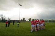 12 May 2013; The Cork team stand for a team photograph before the game. Official Opening of New Cloughduv GAA Complex, Cork v Tipperary, Fr.O'Driscoll Park, Cloughduv, Co. Cork. Picture credit: Brendan Moran / SPORTSFILE