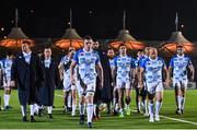 3 November 2017; Dan Leavy and his Leinster teammates following their defeat in the Guinness PRO14 Round 8 match between Glasgow Warriors and Leinster at Scotstoun in Glasgow, Scotland. Photo by Ramsey Cardy/Sportsfile