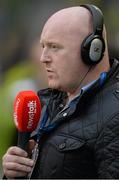 18 May 2013; Former Leinster and Ireland player Bernard Jackman, and current coach at FCG Grenoble, in his role at pitchside reporter with Newstalk. Heineken Cup Final 2012/13, ASM Clermont Auvergne v Toulon, Aviva Stadium, Lansdowne Road, Dublin. Picture credit: Stephen McCarthy / SPORTSFILE