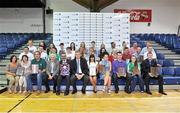 8 June 2013; A group photograph of all award winners. Basketball Ireland Annual Awards 2012/2013, National Basketball Arena, Tallaght, Dublin. Picture credit: Barry Cregg / SPORTSFILE