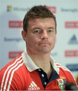 9 June 2013; Brian O'Driscoll, British & Irish Lions, during the team announcement, where he was named as captain, ahead of their game against Combined Country on Tuesday. British & Irish Lions Tour 2013, Team Announcement, Tattersalls Club, Brisbane, Queensland, Australia. Picture credit: Stephen McCarthy / SPORTSFILE