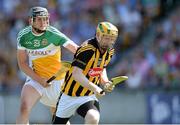 9 June 2013; Richie Power, Kilkenny, in action against Derek Molloy, Offaly. Leinster GAA Hurling Senior Championship Quarter-Final, Offaly v Kilkenny, O'Connor Park, Tullamore, Co. Offaly. Picture credit: Brian Lawless / SPORTSFILE