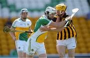 9 June 2013; David Kenny, Offaly, in action against Colin Fennelly, Kilkenny. Leinster GAA Hurling Senior Championship Quarter-Final, Offaly v Kilkenny, O'Connor Park, Tullamore, Co. Offaly. Picture credit: Brian Lawless / SPORTSFILE