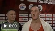 Michael O'Reilly after his Quarter-Final victory