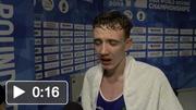 Brendan Irvine speaking following his Quarter Final defeat
