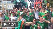 Republic of Ireland supporters ahead of Italy game - Video - No description