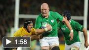 17 September 2011; Ireland were victorious in their Pool C game against Australia with a scoreline of 15-9. 2011 Rugby World Cup, Pool C, Australia v Ireland, Eden Park, Auckland, New Zealand.