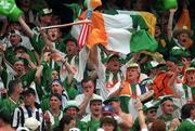 18 June 1994; Republic of Ireland supporters celebrates following the FIFA World Cup 1994 Group E match between Republic of Ireland and Italy at Giants Stadium in New Jersey, USA. Photo by David Maher/Sportsfile