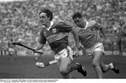 3 September 1989; Tipperary's Nicky English in action against Antrim. All-Ireland Hurling Final, Tipperary v Antrim, Croke Park, Dublin. Picture credit: Ray McManus / SPORTSFILE