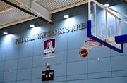30 October 2021; A general view of the NUIG Kingfisher Gym before the InsureMyHouse.ie Pat Duffy National Cup Round 1 match between NUIG Maree and Griffith College Templeogue in Galway. Photo by Brendan Moran/Sportsfile