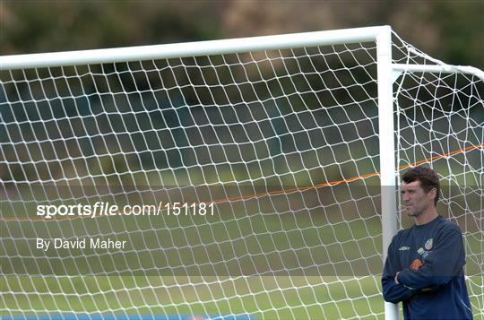 Republic of Ireland Soccer Training Monday Republic of Ireland Soccer Training Monday
