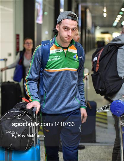 2017 Ireland International Rules Squad arrive in Melbourne