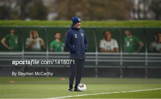 Republic of Ireland Squad Training and Press Conference