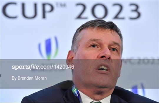 Rugby World Cup 2023 host union announcement