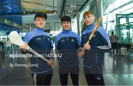 Aer Lingus send off for the Dublin Hurling Team competing in the AIG Fenway Hurling Classic