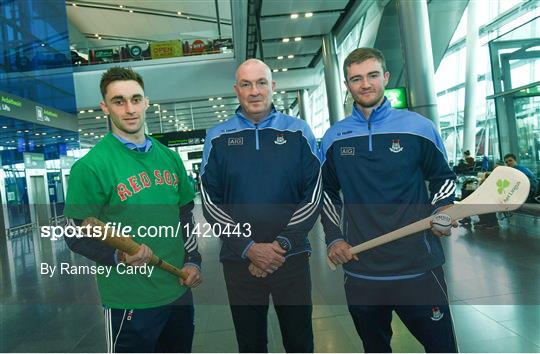 Aer Lingus send off for the Dublin Hurling Team competing in the AIG Fenway Hurling Classic