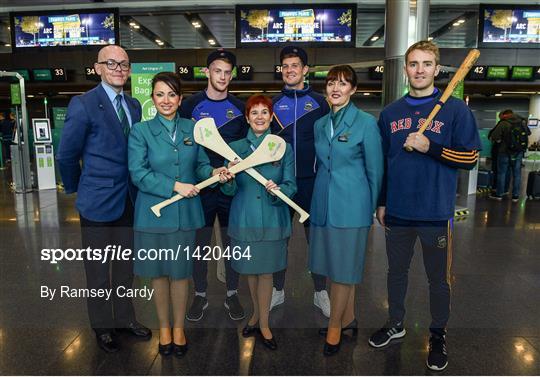 Aer Lingus send off for the Tipperary Hurling Team competing in the AIG Fenway Hurling Classic