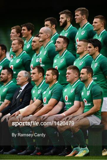 Ireland Rugby Captain's Run and Press Conference