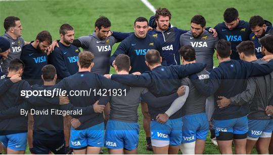 Argentina Rugby Squad Training and Press Conference