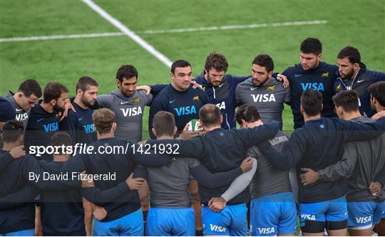 Argentina Rugby Squad Training and Press Conference