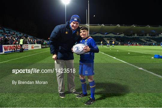 Mascots at Leinster v Dragons - Guinness PRO14 Round 9
