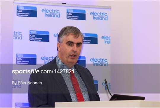 Electric Ireland Higher Education GAA Senior Championships Launch & Draw