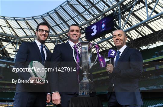 TV3 Announces Line-up for 2018 Six Nations Rugby Championship Coverage