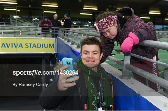 Fans at Leinster v Exeter Chiefs - European Rugby Champions Cup Pool 3 Round 4