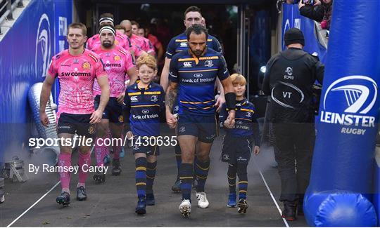 Mascots at Leinster v Exeter Chiefs - European Rugby Champions Cup Pool 3 Round 4