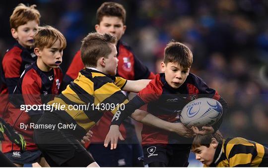 Bank of Ireland Half-Time Minis at Leinster v Exeter Chiefs - European Rugby Champions Cup Pool 3 Round 4