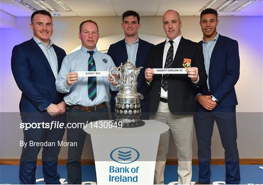 Bank of Ireland Leinster Provincial Towns Cup Draw