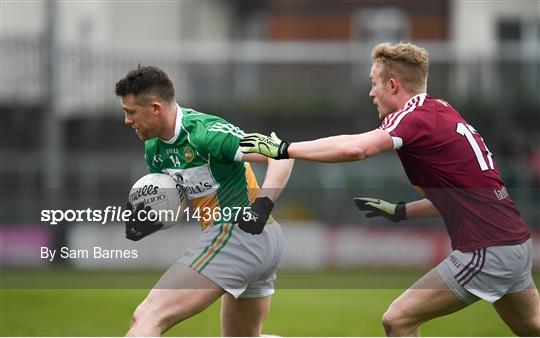 Westmeath v Offaly - Bord na Mona O'Byrne Cup semi-final