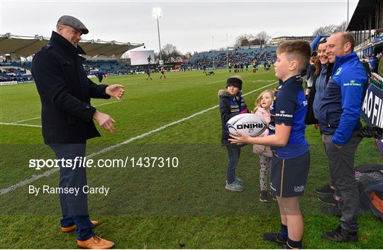 Mascots at Leinster v Glasgow Warriors - European Rugby Champions Cup Pool 3 Round 5
