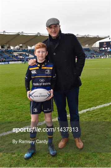 Mascots at Leinster v Glasgow Warriors - European Rugby Champions Cup Pool 3 Round 5