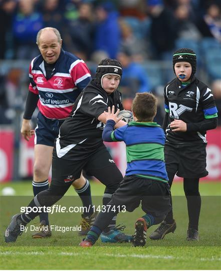 Bank of Ireland Half-Time Minis at Leinster v Glasgow Warriors - European Rugby Champions Cup Pool 3 Round 5