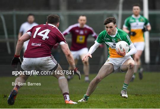 Westmeath v Offaly - Bord na Mona O'Byrne Cup semi-final Westmeath v Offaly - Bord na Mona O'Byrne Cup semi-final