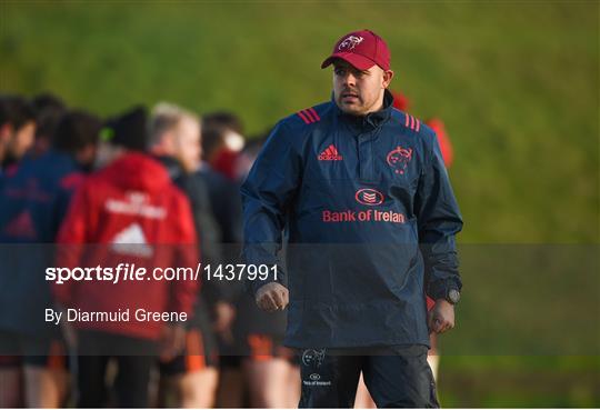 Munster Rugby Press Conference and Squad Training