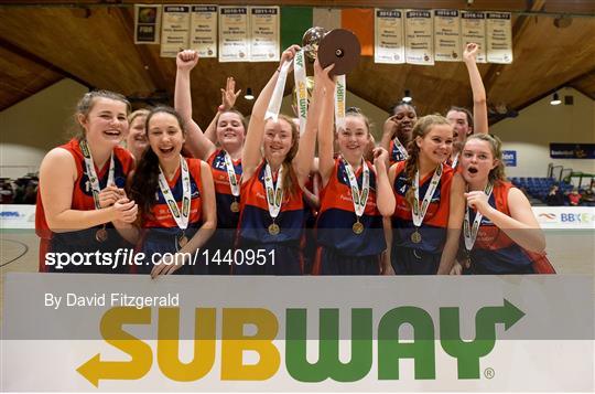 Jesus & Mary Gortnor Abbey v St Colmcilles Knocklyon - Subway All-Ireland Schools U16C Girls Cup Final