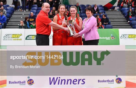 Crescent Comprehensive v Scoil Chriost Rí Portlaoise - Subway All-Ireland Schools U16A Girls Cup Final Crescent Comprehensive v Scoil Chriost Rí Portlaoise - Subway All-Ireland Schools U16A Girls Cup Final