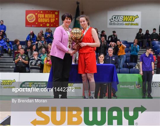 Christ King Cork v Colaiste Chiarain Leixlip - Subway All-Ireland Schools U19A Girls Cup Final
