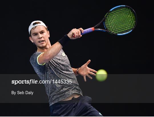 Irish Davis Cup team practice session