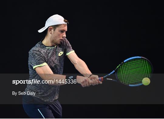 Irish Davis Cup team practice session