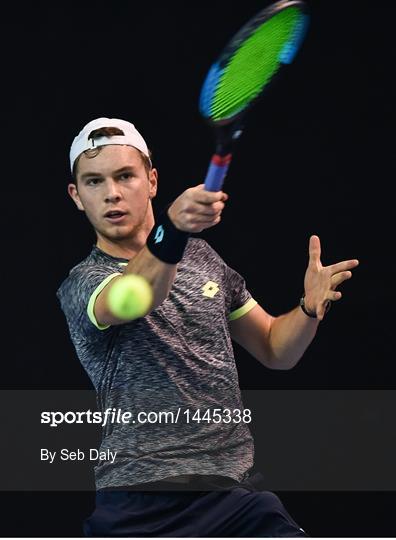 Irish Davis Cup team practice session