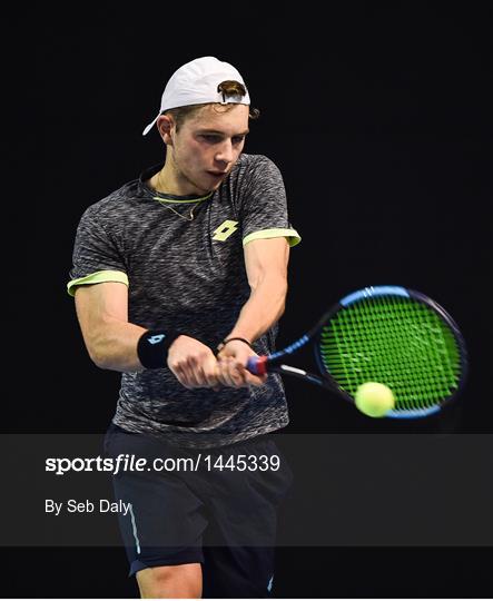 Irish Davis Cup team practice session